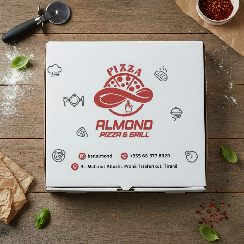 Kuti pice e personalizuar për Almond Pizza & Grill